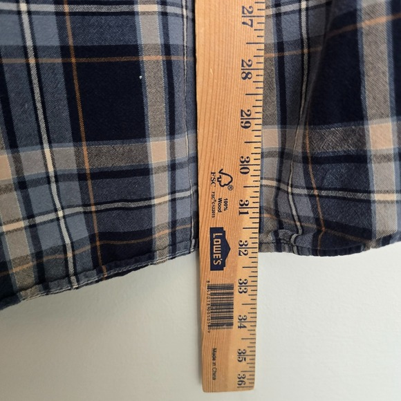 Carhartt Mens Weekend Americana Flannel Plaid Work Shirt Size XL Rugged Heritage - Picture 7 of 8